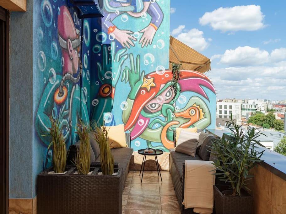Terrasse Des Plongeurs Apartamento Bucareste Exterior foto